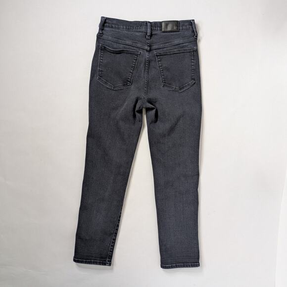 Madewell Stovepipe Straight 28 Charcoal Gray High Rise Minimalist Capsule Denim - Picture 11 of 11